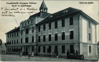 1922 Balatonkenese, Vonatkísérők Országos Otthona, fürdő és üdülőtelepe, szálloda épület (EK)