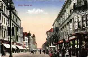 1914 Győr, Baross út, Spitzer Arnold, Vértesi J. utdóa üzlete (EK)