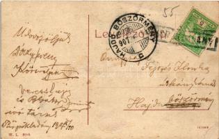 1907 Hajdúszoboszló, M. kir. állami polgári fiúiskola. W. L. 2093. (EK)