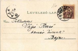 1901 Kőszeg, látkép. Róth Jenő kiadása