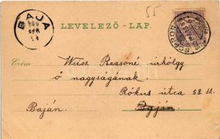 1900 Sopron, Ödenburg; Grabenrunde, Theater und Lisztdenkmal, Rathaus, Comitatsplatz / Várkerület, S...