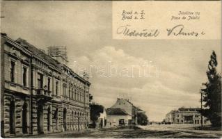 1914 Bród, Nagyrév, Slavonski Brod, Brod an der Save; Jelacicev trg / square
