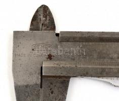 Somet Inox tolómérő, enyhén kopottas állapotban, műbőr tokban, h: 22,5 cm