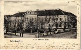 1905 Fehértemplom, Ung. Weisskirchen, Bela Crkva; cs. és kir. tiszti kaszinó / K.u.K. Offiziers Kasino / military officers casino (EK)