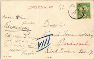 1909 Vasvár, látkép, templomok. W. L. 2409. (EK)