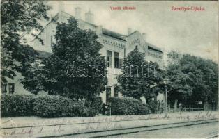 1909 Berettyóújfalu, Berettyó-Újfalu; Vasútállomás (r)