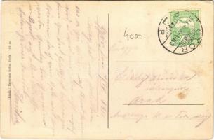 1911 Győr, Baross út, Dr. Mayer A. fogorvos műterme, Virág Ferenc, Beck Nővérek, Bíró Pál üzlete. He...