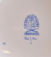 Herendi Waldstein mintás teáskanna. Kézzel festett, jelzett, minimális lepattanással a rózsán 27 cm