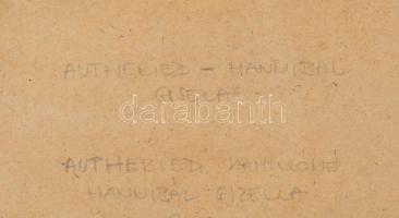 Autheried Camilloné Hannibál Gizella (1881-1978): Várrészlet (Veszprém?). Tus, papír, üvegezett kere...