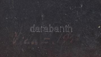 Vida Z 1942 (,) jelzéssel: Kisfiú portréja. Olaj, vászon. Sérült fa keretben, 48×37 cm