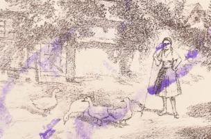 Iványi jelzéssel: Táj (hátoldalán nyomat Barsi B jelzéssel). Akvarell, papír, paszpartura ragasztva....