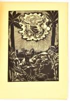 Dallos Hanna (1907-1945): Mi atyánk. 10 db fametszet. Bp., é.n., Kir. Magyar Egyetemi Nyomda. Tűzött...