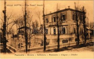 Terni, Villa Isotta, Ditta Fratelli Vecchi, Pasticceria, Birreria, Caffetteria, Ristorante / hotel villa, restaurant, cafe, confectionery