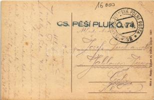 1919 Zólyom, Zvolen; Kisállomás, vasútállomás, Figus Samu üzletének reklámja / Malá Stanica / railwa...