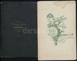 cca 1886-1903 8 db egy családról készült hölgy- és gyermekportré, vintage keményhátú fotó különböző ...