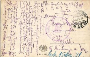 1915 Egy ellenséges hadihajó megtorpedózása / Torpedierung eines feindlichen Schlachtschiffes. K.u.K...