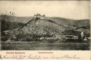 1911 Krasznahorkaváralja, Krásnohorské Podhradie; vár / Hrad Krásna Horka / castle (apró szakadás / tiny tear)