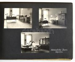 1958 Miskolci Nehézipari Műszaki Egyetem új épületéről készült 21 db vintage közepes és nagyobb mére...