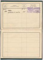 1938 Nyitra, Ústredná sociálna poisťovňa Legitimácia, a csehszlovák Központi Társadalombiztosítási Ü...