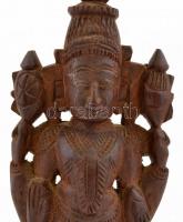 Istennő keményfa faragott fa szobor. 20 cm