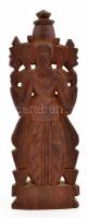 Istennő keményfa faragott fa szobor. 20 cm