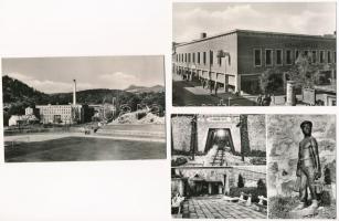 Salgótarján. Képzőművészeti Alap Kiadóvállalat - 6 db modern képeslap (Lenin tér, Acélgyári általáno...