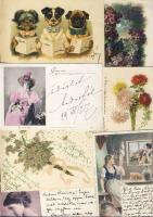 38 db I. világháború előtti motívum és városképes lap