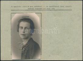 1947-48 Weiss Manfréd Acél. és Fémművei Rt. Csepel fényképes ideiglenes belépési igazolvány Geleji S...