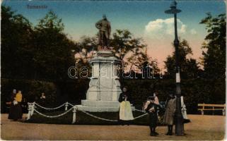 Temesvár, Timisoara; Scudier szobor / statue (fl)