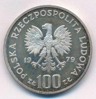Lengyelország 1979. 100Zl Ag "Ludwik Zamenhof" T:1- (eredetileg PP) patina
Poland 1979. 1...