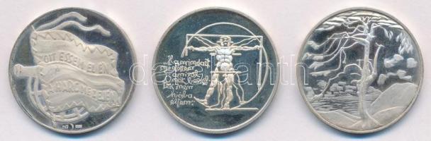 Kiss Nagy András (1930-1997) 1997. "Orvos sor / Korányi Sándor" jelzett Ag emlékérem (16,1...