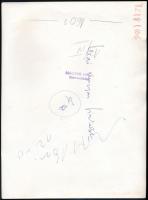 cca 1970-1972 Mai magyar fiatalok, sajtófotó, rajta: Radics Béla (1946-1982) gitáros, Som Lajos (194...