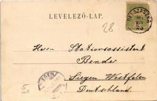 1904 Orsova, Magyar-Román határ, határőrök, K.u.K. katonák. Hutterer G. kiadása / Ungarisch-rumänisc...