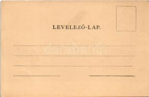 Vízakna, Salzburg, Ocna Sibiului;  sós gyógyfürdő, a belső zöld tó. Takáts Jenő kiadása / salt spa, ...