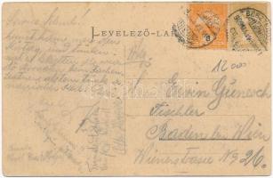 1909 Beszterce, Bistritz, Bistrita; Erste Bistritzer Tonwarenfabrik E. A. Walther Schuster / Első Be...