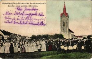 Erdélyi szász paraszt lakodalom / Siebenbürgisch-Sächsische Bauernhochzeit / Transylvanian Saxon peasant wedding, folklore (EK)