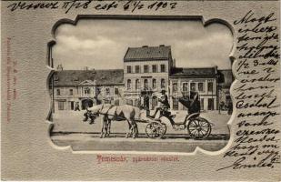 1902 Temesvár, Timisoara; Gyárvárosi részlet, üzlet / street view, shop