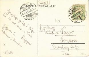 1906 Temesvár, Timisoara; Gyárváros, Kossuth tér, Takarékpénztár, Szána, Csendes és Ficsher, Deutsch...