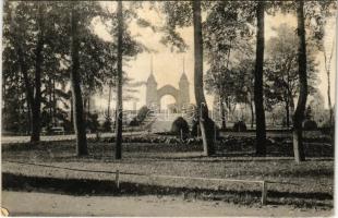 1913 Temesvár, Timisoara; Városliget / park (fl)
