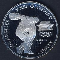 USA 1983S 1$ Ag "Los Angeles-i olimpia" T:PP