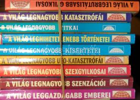 A világ leg... könyvsorozat 9 db könyve