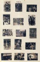 kb 240 magyar gyufacimke az 1950-60-as évekből, felerészt sport, labdarúgás, olimpia