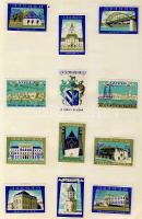 kb 240 magyar gyufacimke az 1950-60-as évekből, felerészt sport, labdarúgás, olimpia