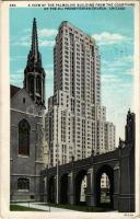 1932 Chicago, A view of the Palmolive Building from the courtyard of the 4th Presbyterian Church (EK)