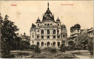 1914 Kassa, Kosice; Nemzeti színház. Özv. Kalafony Józsefné kiadása 50. sz. 1913 / theatre