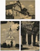 Balatonfüred. Képzőművészeti Alap Kiadóvállalat - 6 db modern képeslap (Kerek templom, Jókai Villa, ...