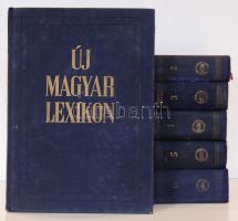 1962 Új Magyar Lexikon 1.-6. kötet