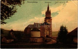 1911 Körmöcbánya, Kremnitz, Kremnica; Vártemplom / castle church  (EK)