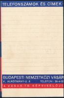 1934 Budapest Vásár (Budapesti Nemzetközi Vásár), egyidejűleg nemzetközi autó- és motorversenyek, re...