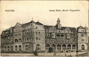 1917 Pöstyén, Piestany; Royal nagyszálló / Grand Hotel